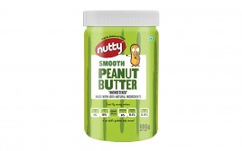 Nutty Smooth Peanut Butter unsweetener  Plastic Jar  800 grams
